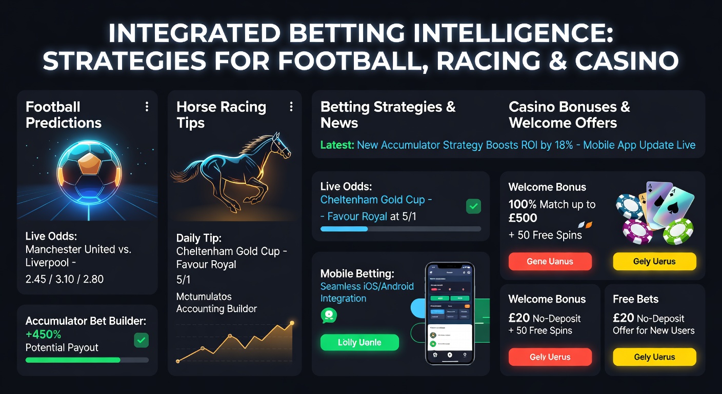 A vibrant mobile phone screen displaying live horse racing odds alongside football accumulator bets, capturing the shift to app-based wagering