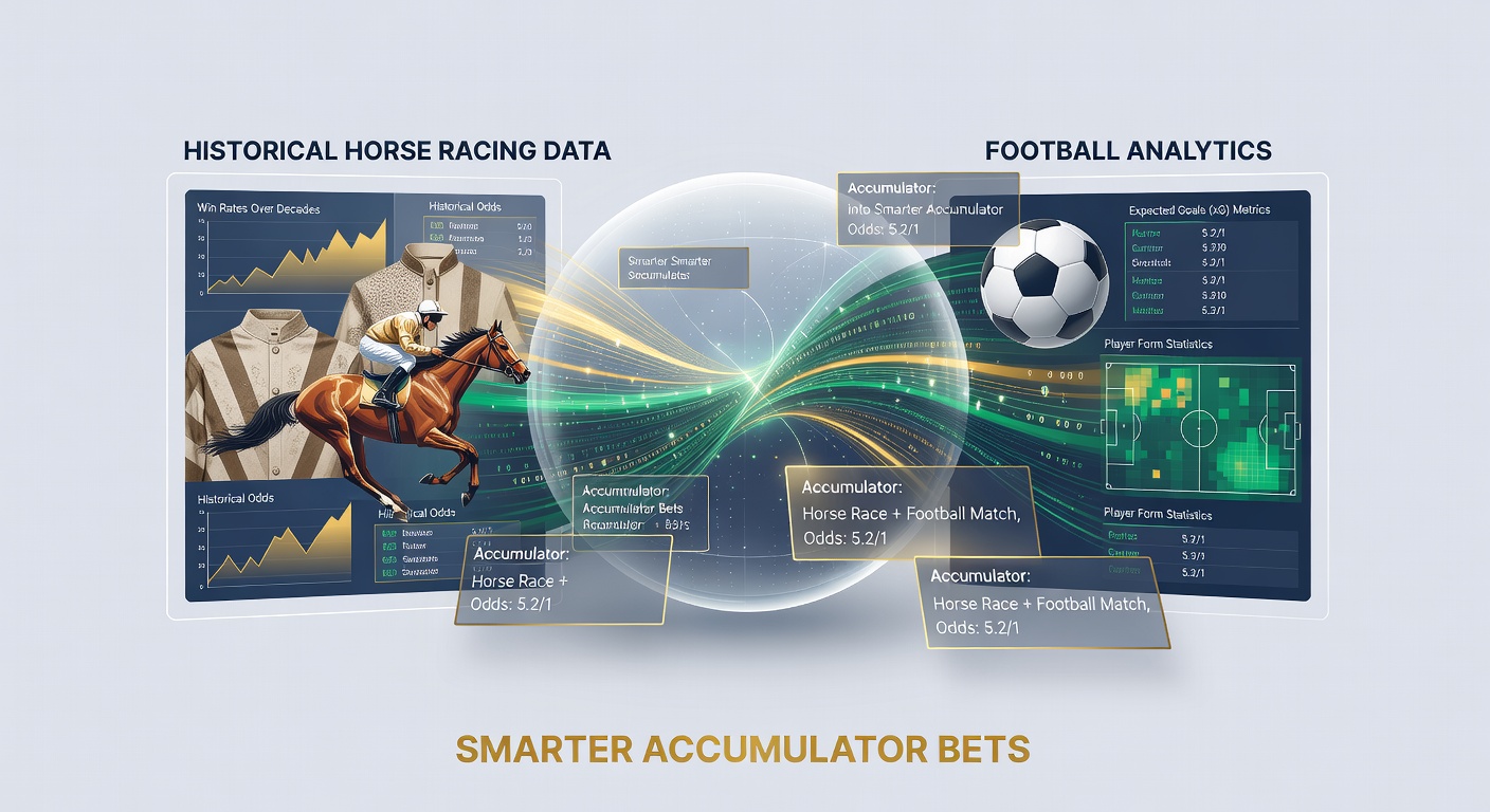Split-screen visualization of a horse race replay alongside football heatmap, demonstrating form fusion in action for bettors
